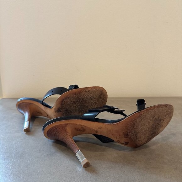 Giuseppe Zanotti Black Leather Sandals - Picture 5 of 5